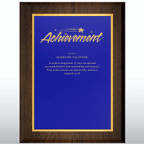View larger image of Prestigious Award Plaque - Full-Size - Blue w/ Gold